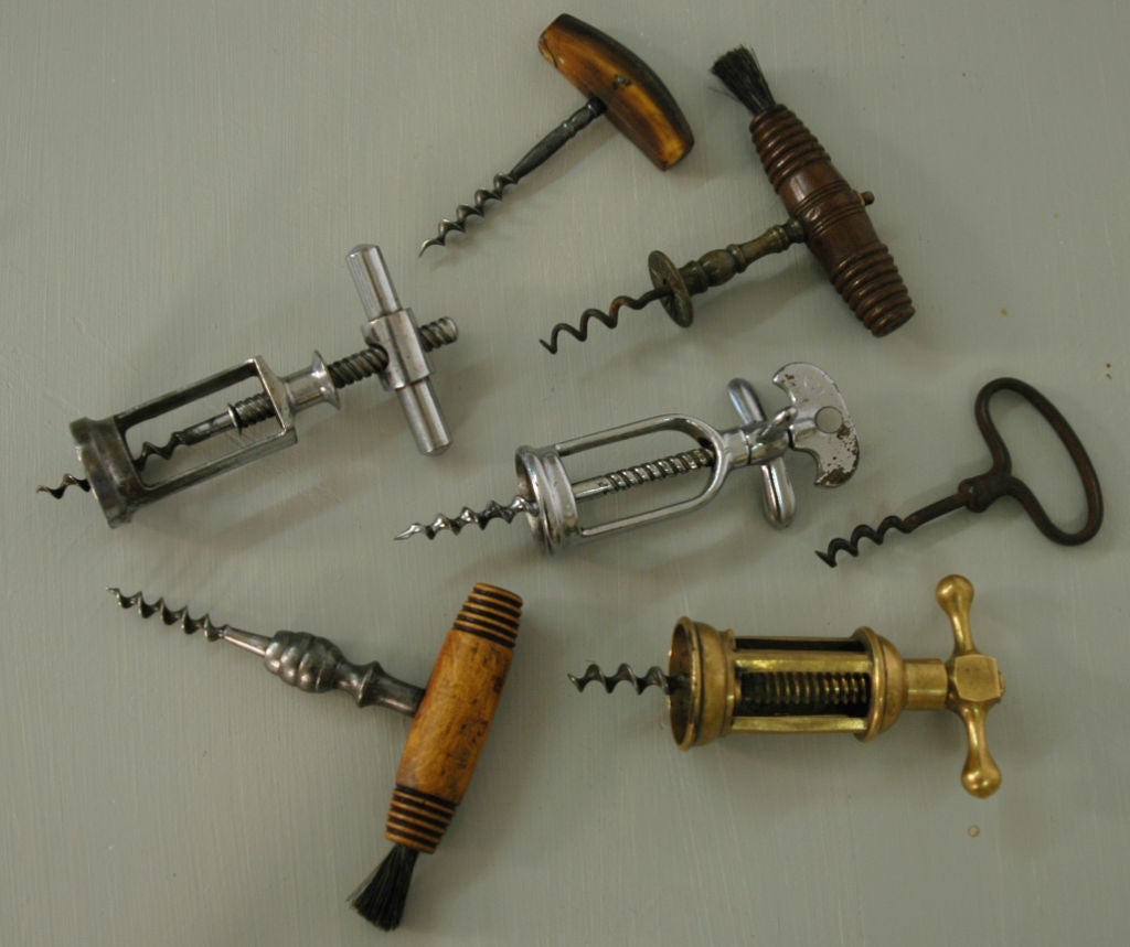 French Collection of 7 Vintage Corkscrews