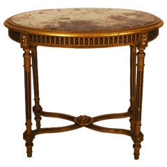 French 1920's Louis XVI Style Oval Table