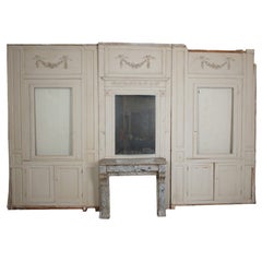 French 19th Century Painted Bibliotheque Boiserie