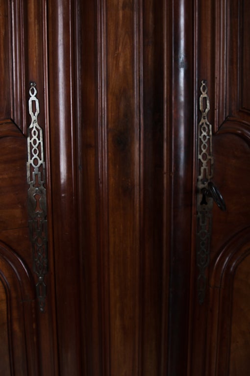 French 19th Century Large Cherry Armoire 8