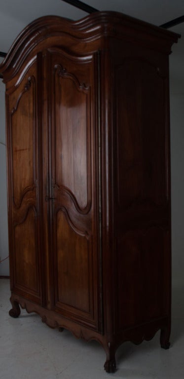 French 19th Century Large Cherry Armoire 1