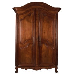 Antique French 19th Century Large Cherry Armoire