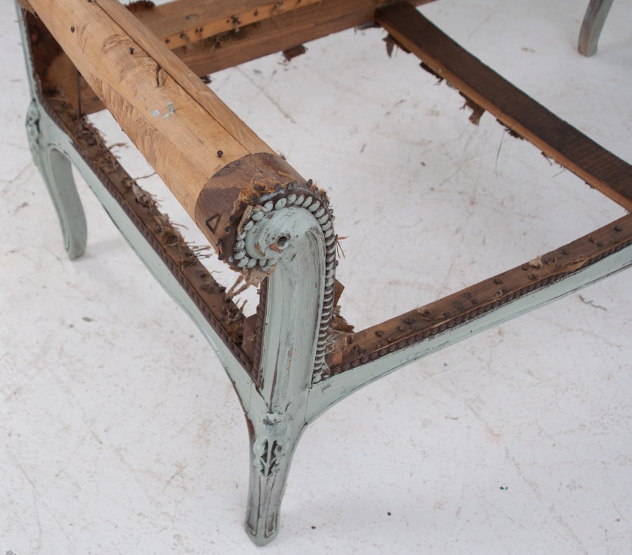 French 19th Century Stripped Banquette 8