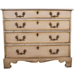 English 19th Century Painted Chest of Drawers