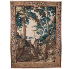 French 18th Century Aubusson Style Framed Tapestry