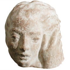 "Head and Hand," Important Sculpture by Gaetano Cecere 9