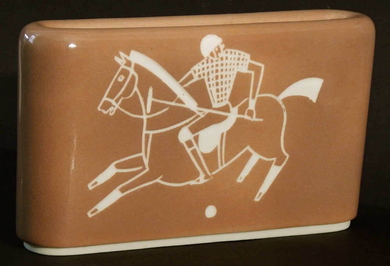 Prodigious and indefatigable, Waylande Gregory produced a wide range of sculptures and wares in ceramic beginning in his college days, through his years working with Lorado Taft and later when he created large multi-figure pieces for WPA projects,