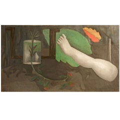 "Leg and Leaf," Important Surrealist Painting by Gaulois, MOMA 8