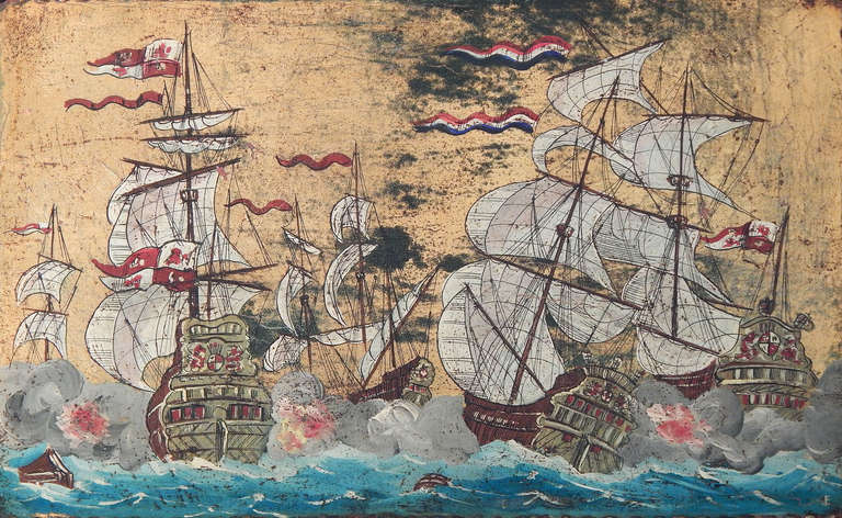 cuadro de batalla naval