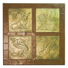 Important and Rare "Zodiac" Relief Panel by Pierre Bourdelle 7