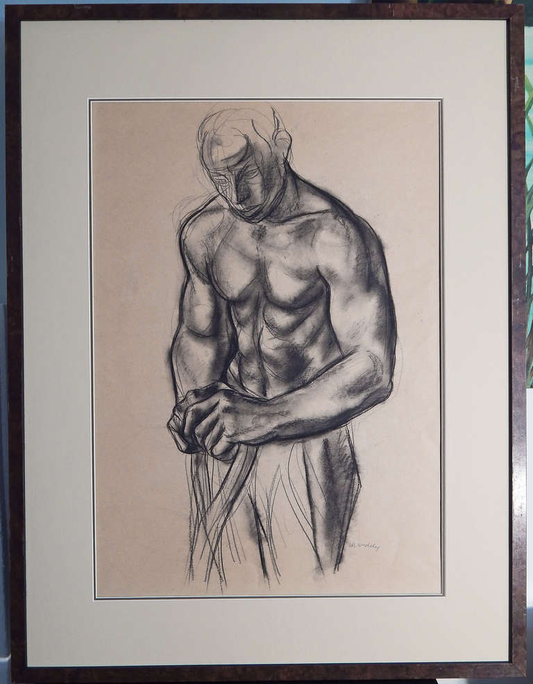 drawing of black man