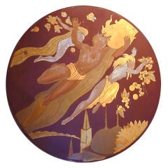 "Apollo and Flora in the Sky," Art Deco Mural by Bourdelle's circle