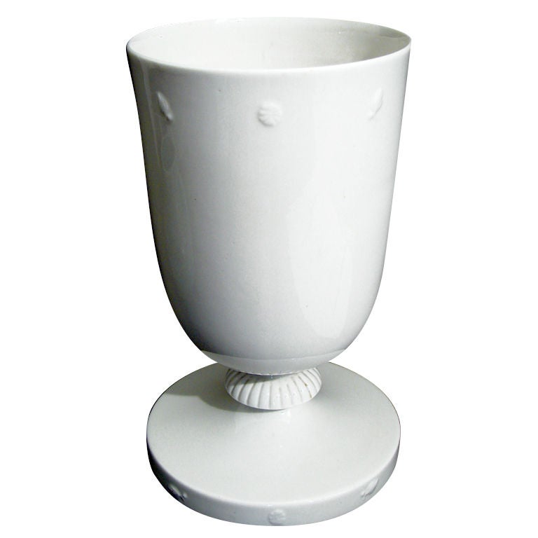 Rare vase en porcelaine Art Déco, vers les années 1950