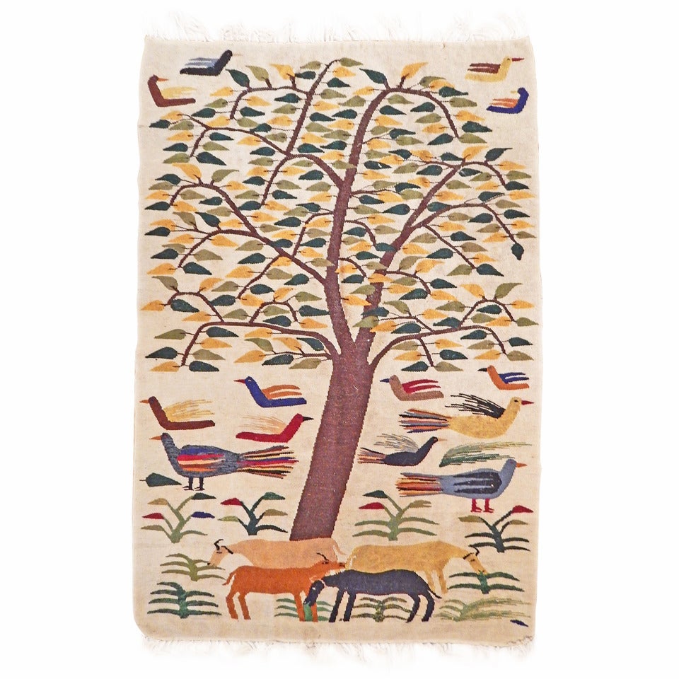 Important "Tree of Life" Tapestry from the Ramses Wissa Wassef Workshop