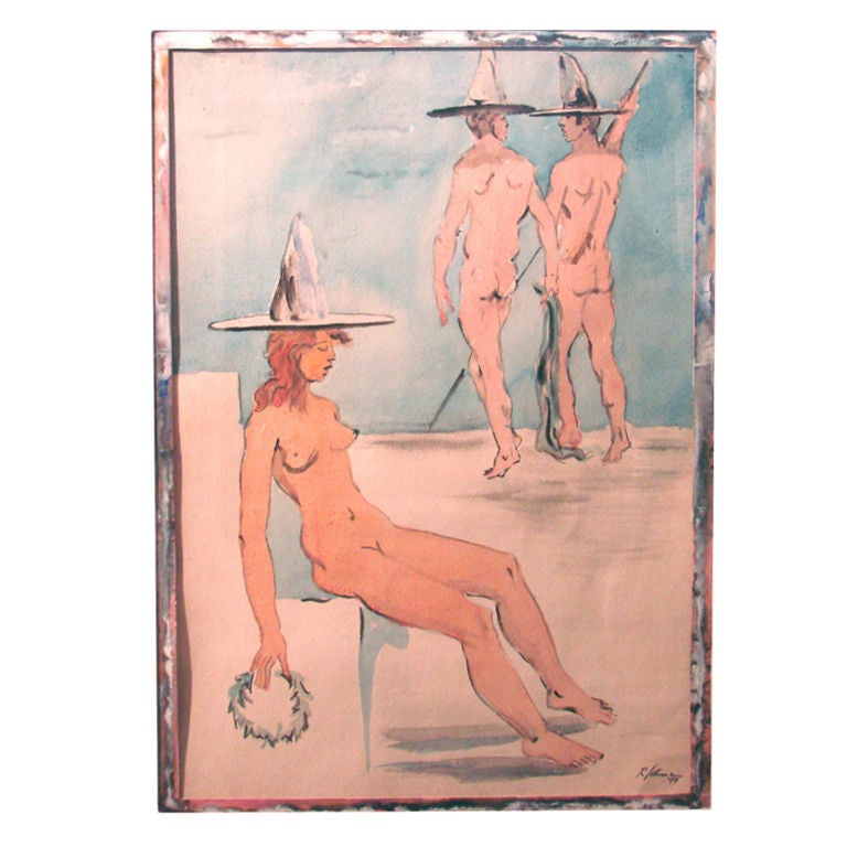 "Three Nudes" by Robert Lohman