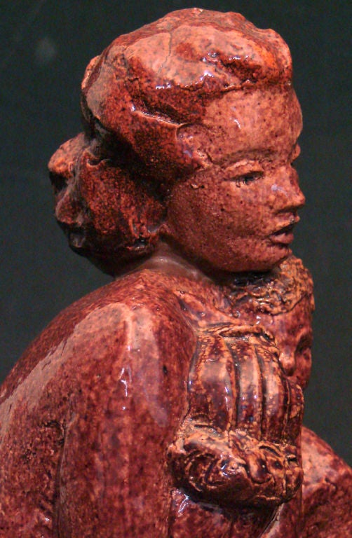 Américain « Mère et enfants », représentation d'une famille noire de l'époque WPA en vente