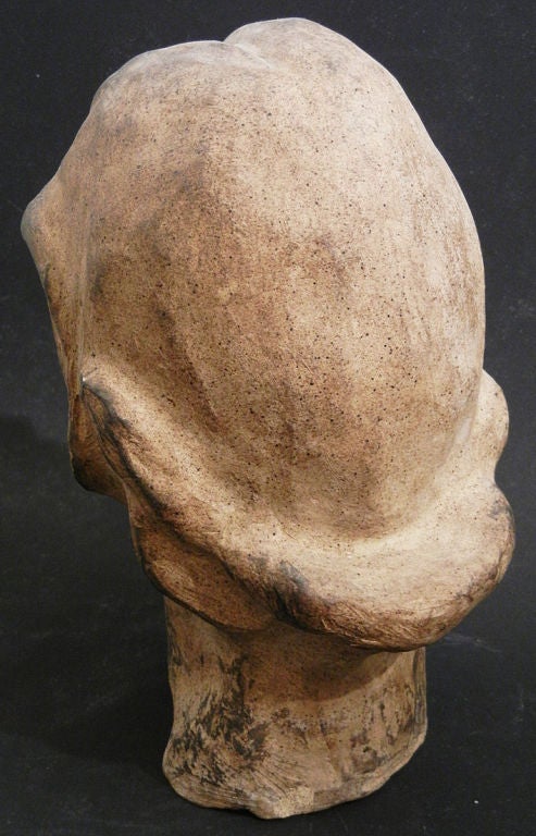 woman head sculpture