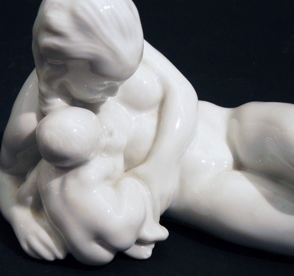 Porcelaine « Mère et enfant » de Kai Nielsen pour Bing & Grondahl en vente