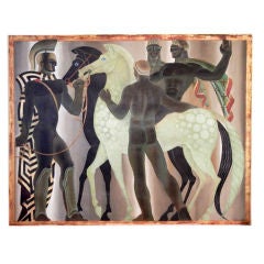 "The Etruscans, " Art Deco Mural Masterpiece by Mahoney