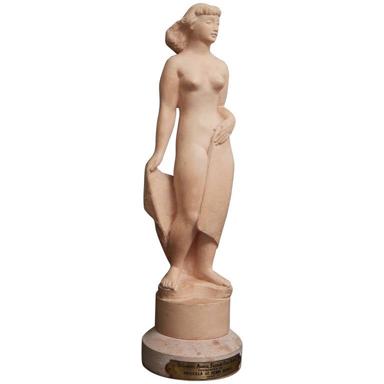 "Designers Fair Award, 1947, " Art Deco Sculpture for Henri Bendel