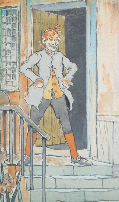 20ième siècle « Jack Sprat avait un chat », célèbre illustration de Rhyme pour l'infirmière de 1911 en vente