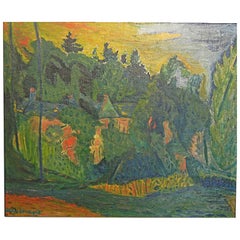 „ Paysage“ (Landschaft) von Andre Bonnert, Frankreich, 1953