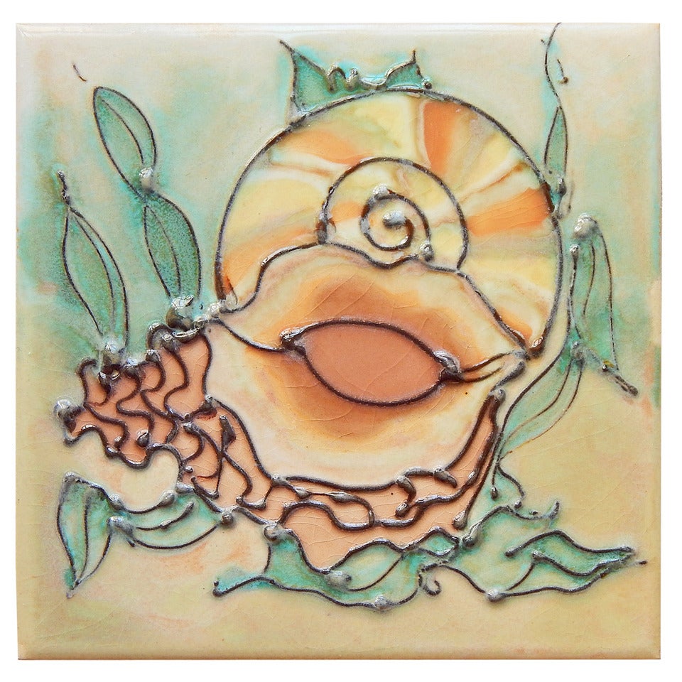 Set di tre piastrelle incorniciate "Conch, Scallop and Cowry" di Strong in vendita