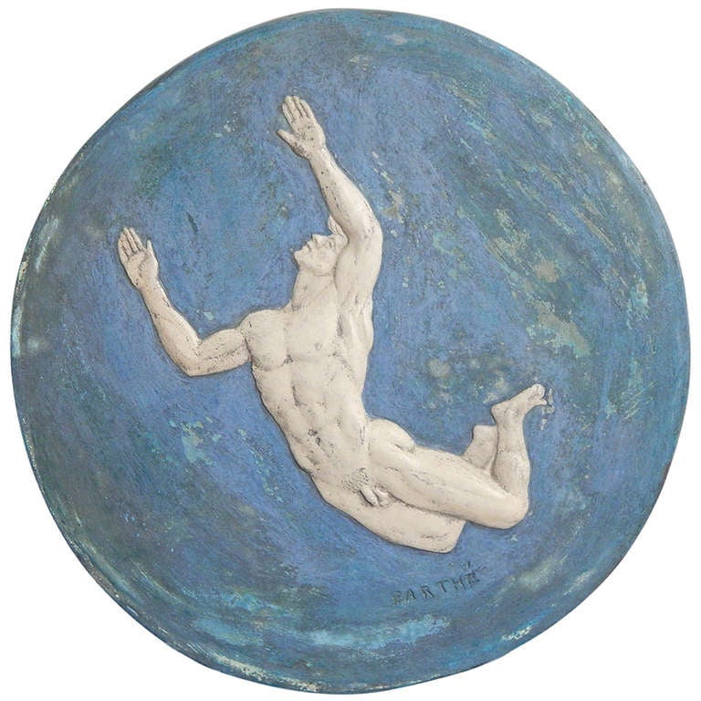 "Acrobat," Highly Important Bas Relief by Richmond Barthé For Sale