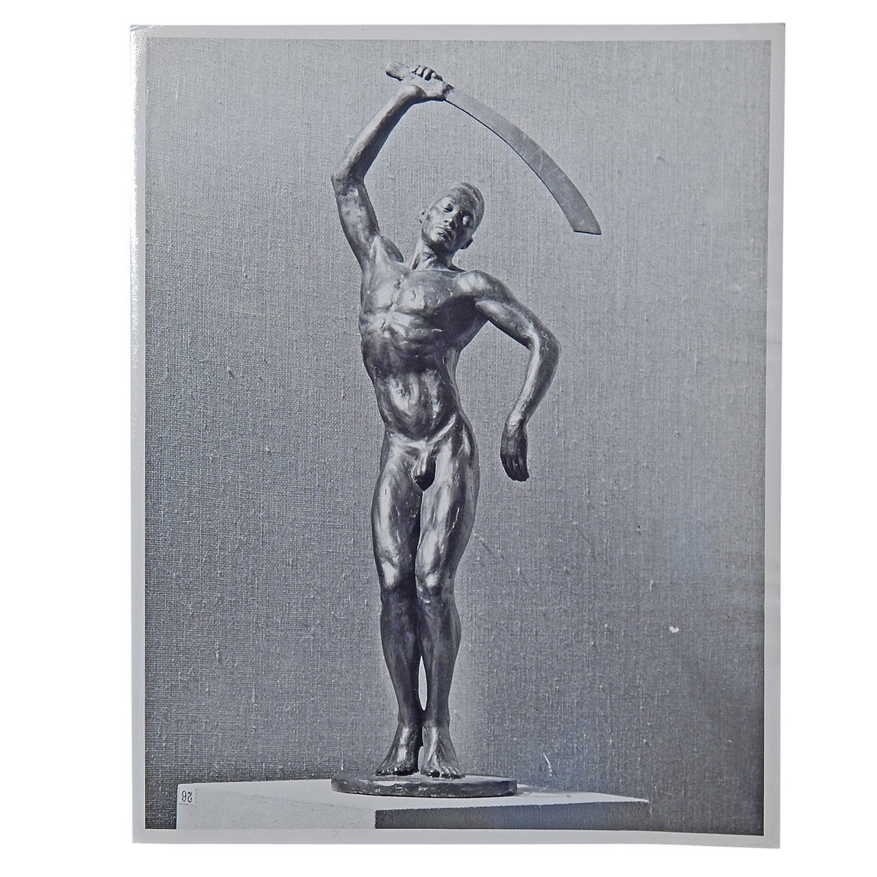 Benga, importante photographie de la sculpture de Barthe de M. Smith