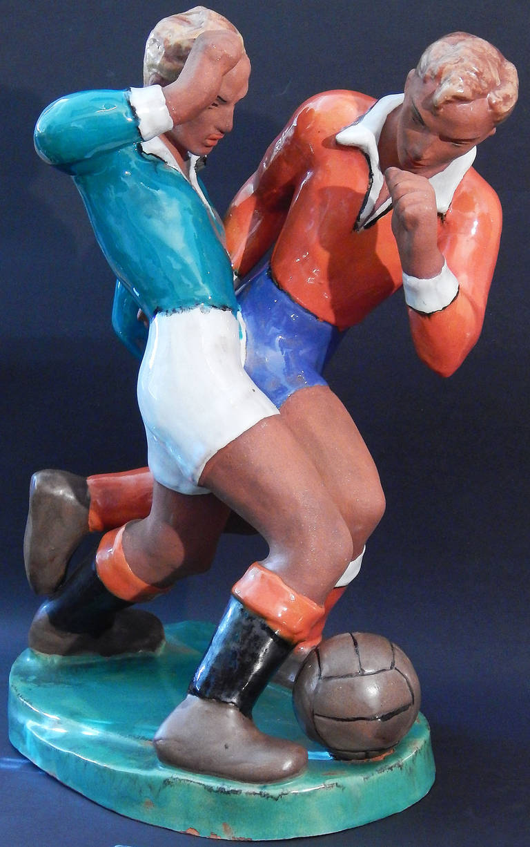 football sculptures