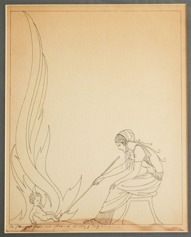 Willy Pogany, uno de los ilustradores y diseñadores más importantes de su época, circuló entre algunas de las mayores celebridades del mundo, como George Bernard Shaw, William Randolph Hearst, Enrico Caruso y la familia Barrymore.  Pogany creó esta
