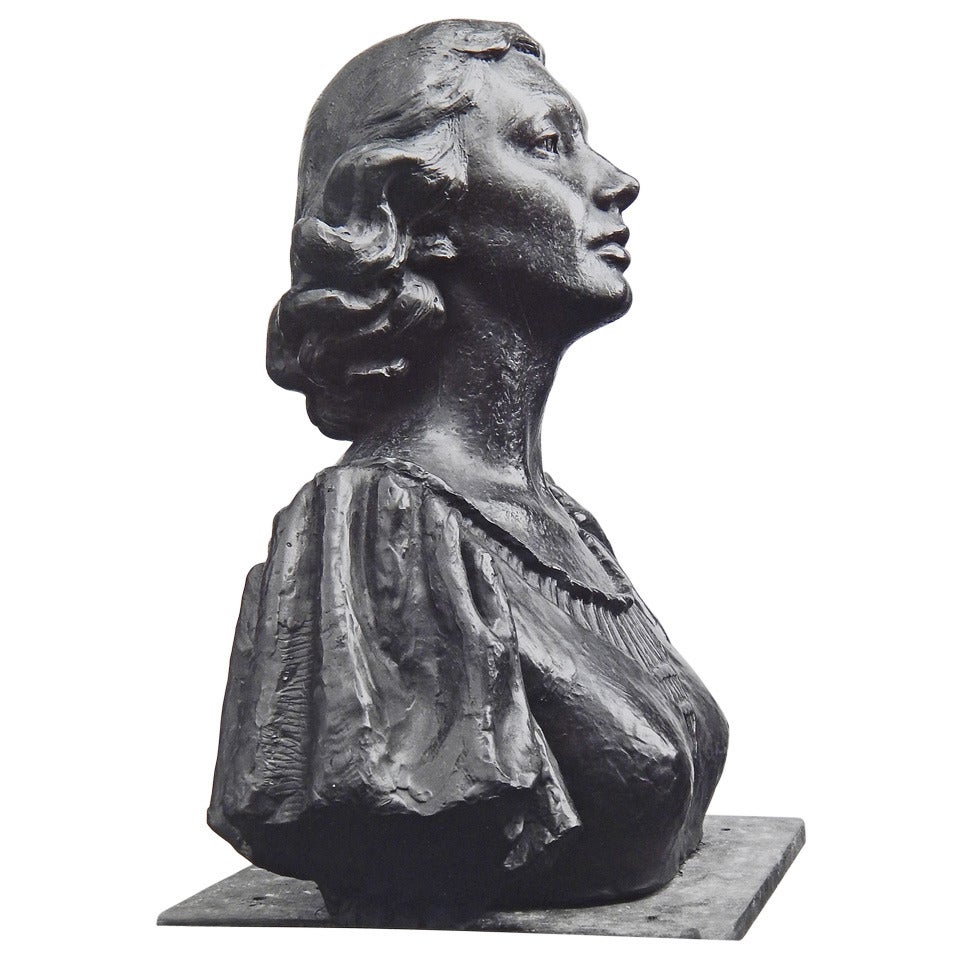 "Katharine Cornell as Juliet, " E. Smith Photograph of Sculpture by Barthé For Sale