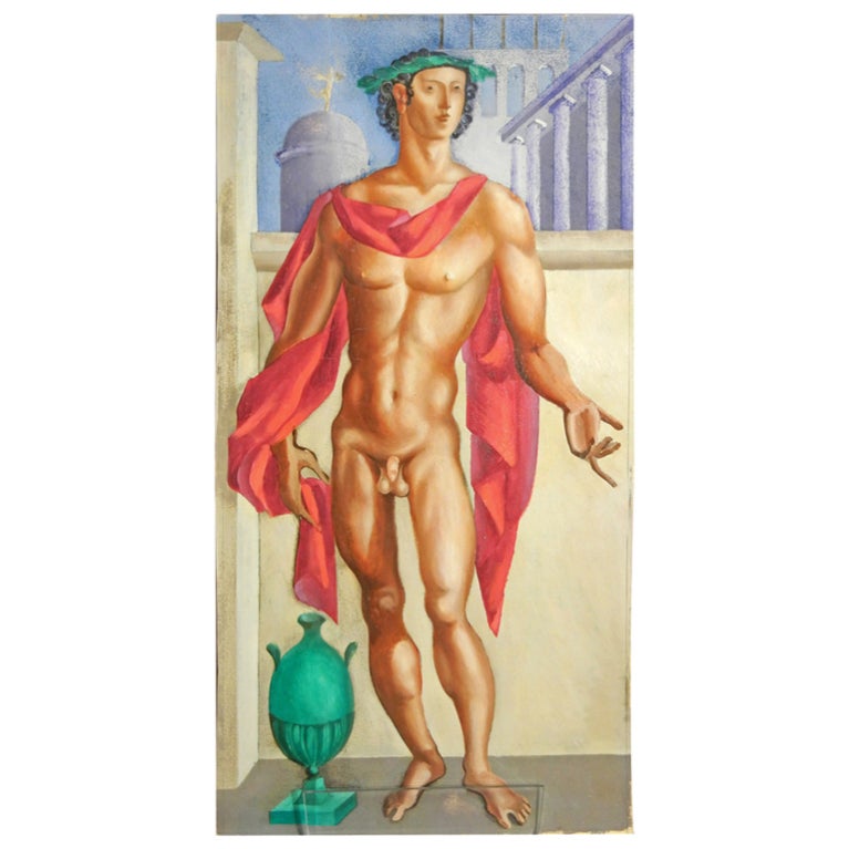 "Renaissance Prince, " brilliant painting by Raoul Pene du Bois