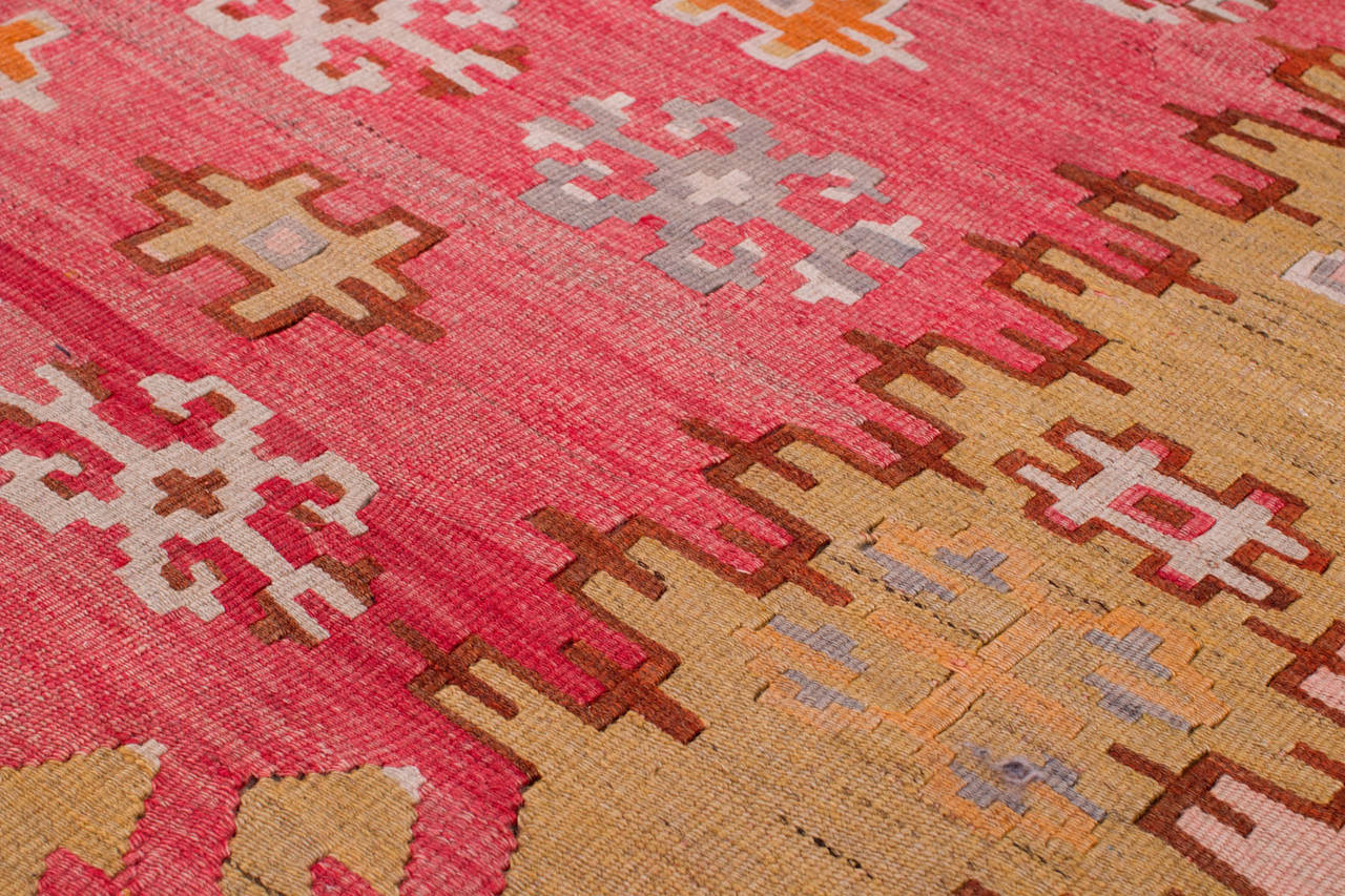 Oushak Vintage Kilim