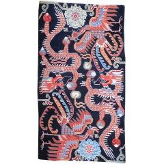 Phoenix and Dragon Tibetan Carpet