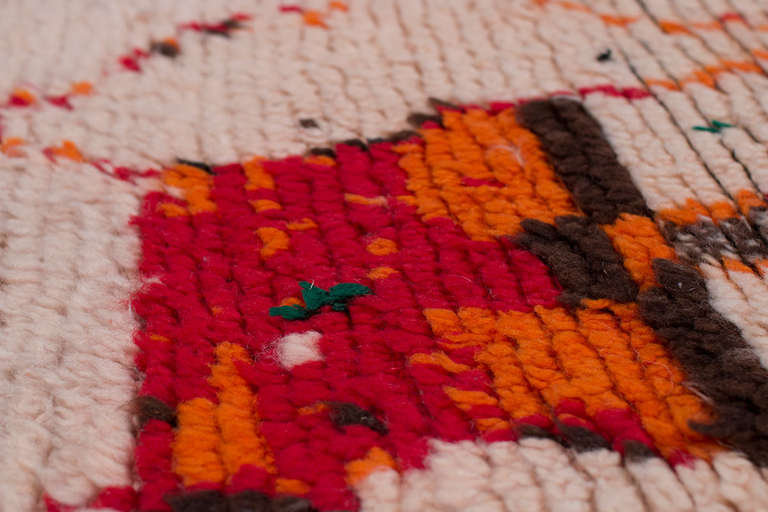 Late 20th Century Vintage Moroccan Rug