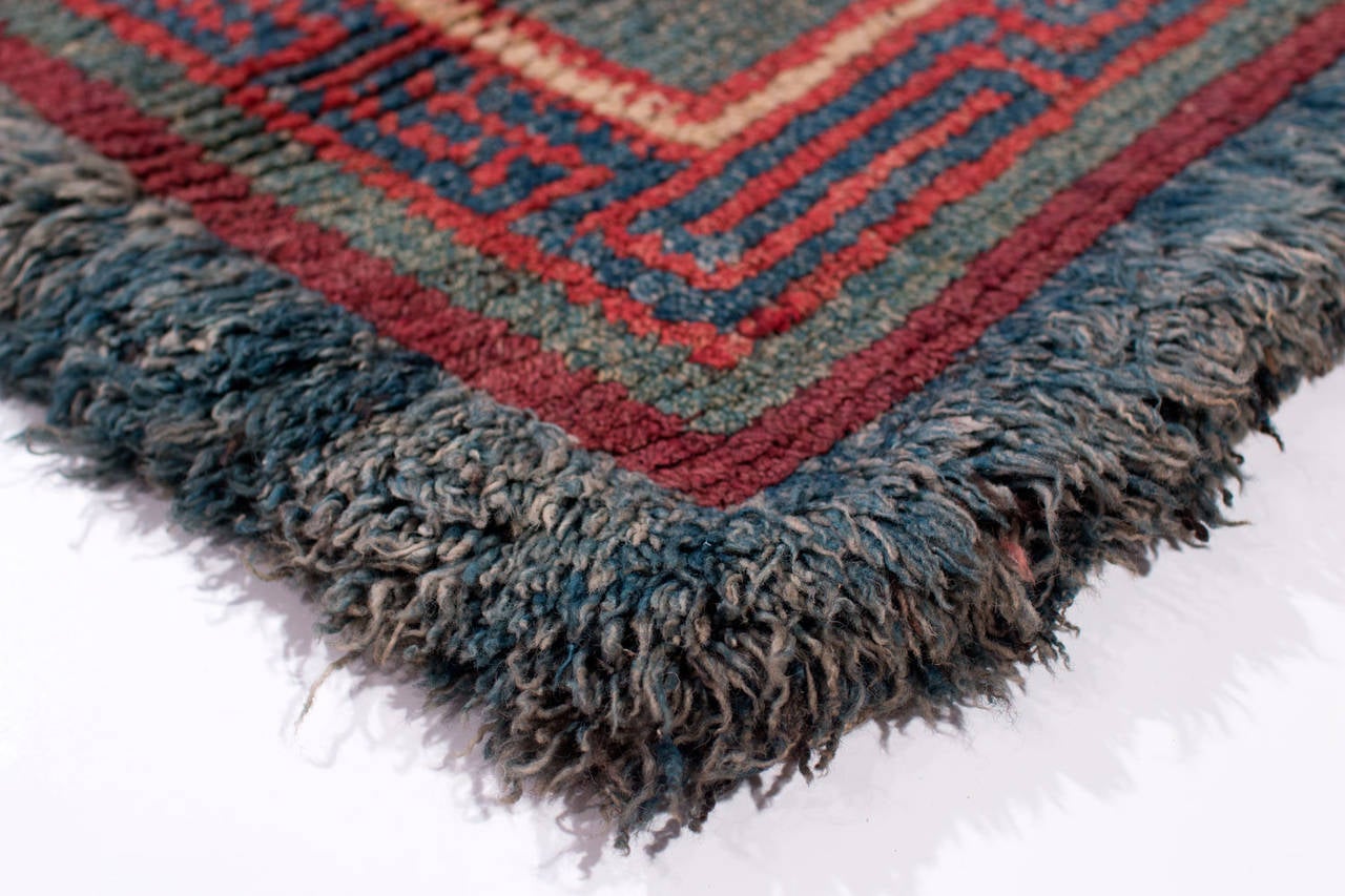 Hand-Woven Tibetan Good Fortune Carpet