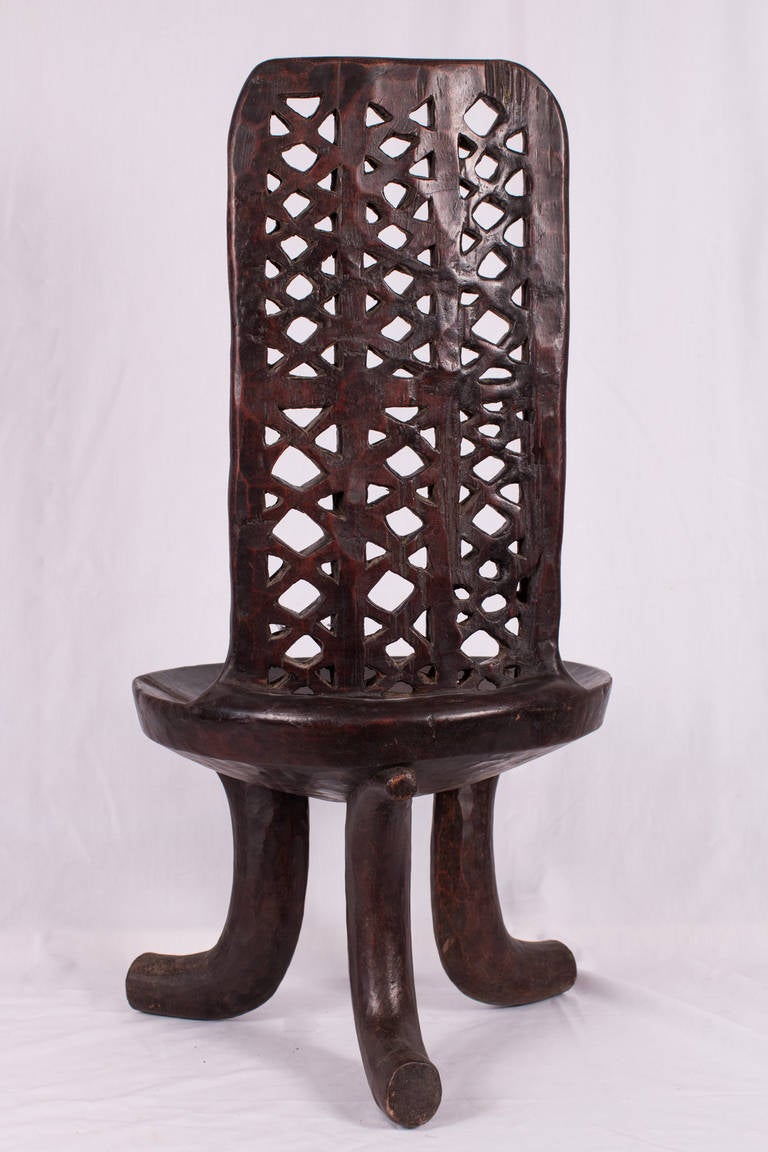 Wood Ethiopian Chair