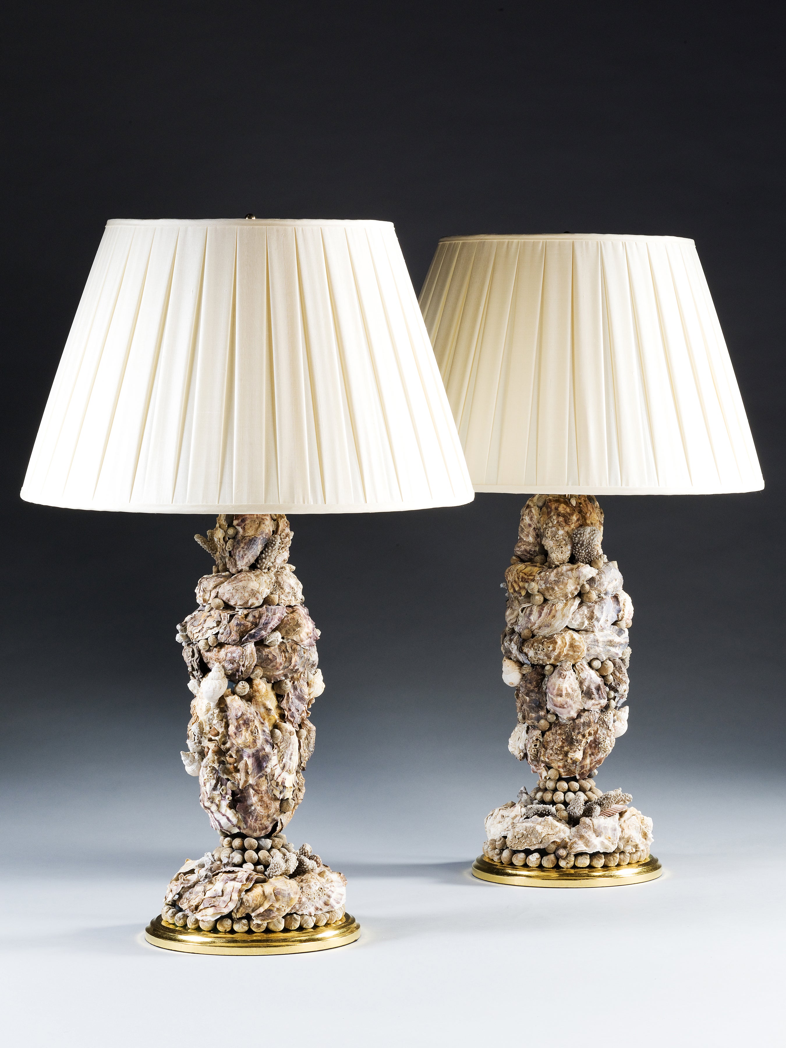 Moma Shell Lamp A Pair of Shell Lamps by Tessa Morley at 1stDibs