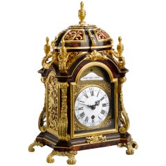 An English Tortoiseshell Clock
