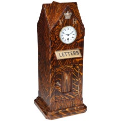 A Late 19th Century Oak Letter Box