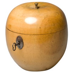 A Late 18th Century Apple Tea Caddy