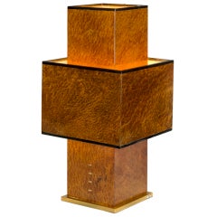 Sequoia Square Lamp by Willy Rizzo