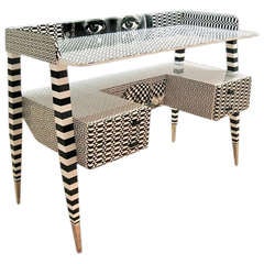 'Optique' Desk by Piero and Barnaba Fornasetti, 2009