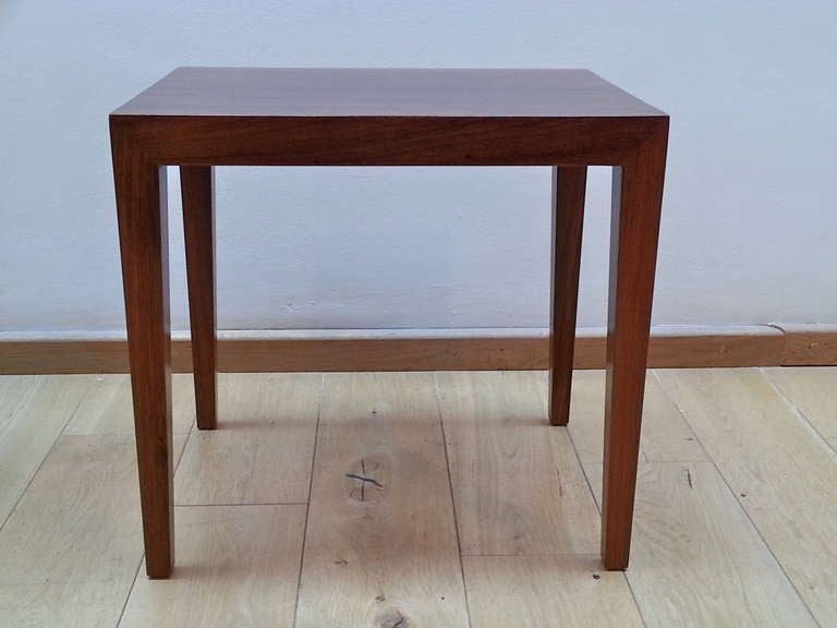 Mid-20th Century Pair of Danish Side Tables, for Haslev For Sale