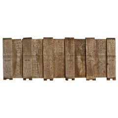 Torajan Carved Wood Architectural Panel