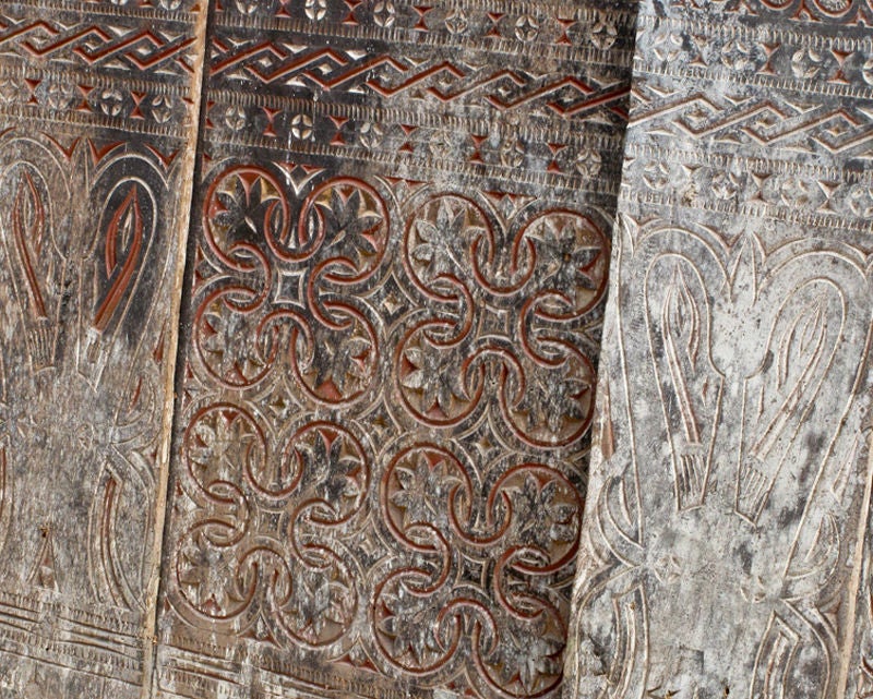 20th Century Torajan Carved Wood Architectural Panel For Sale