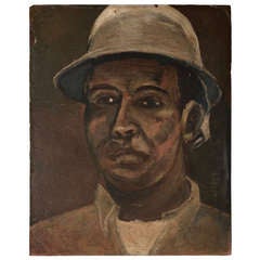 Man in Pith Helmet Portrait