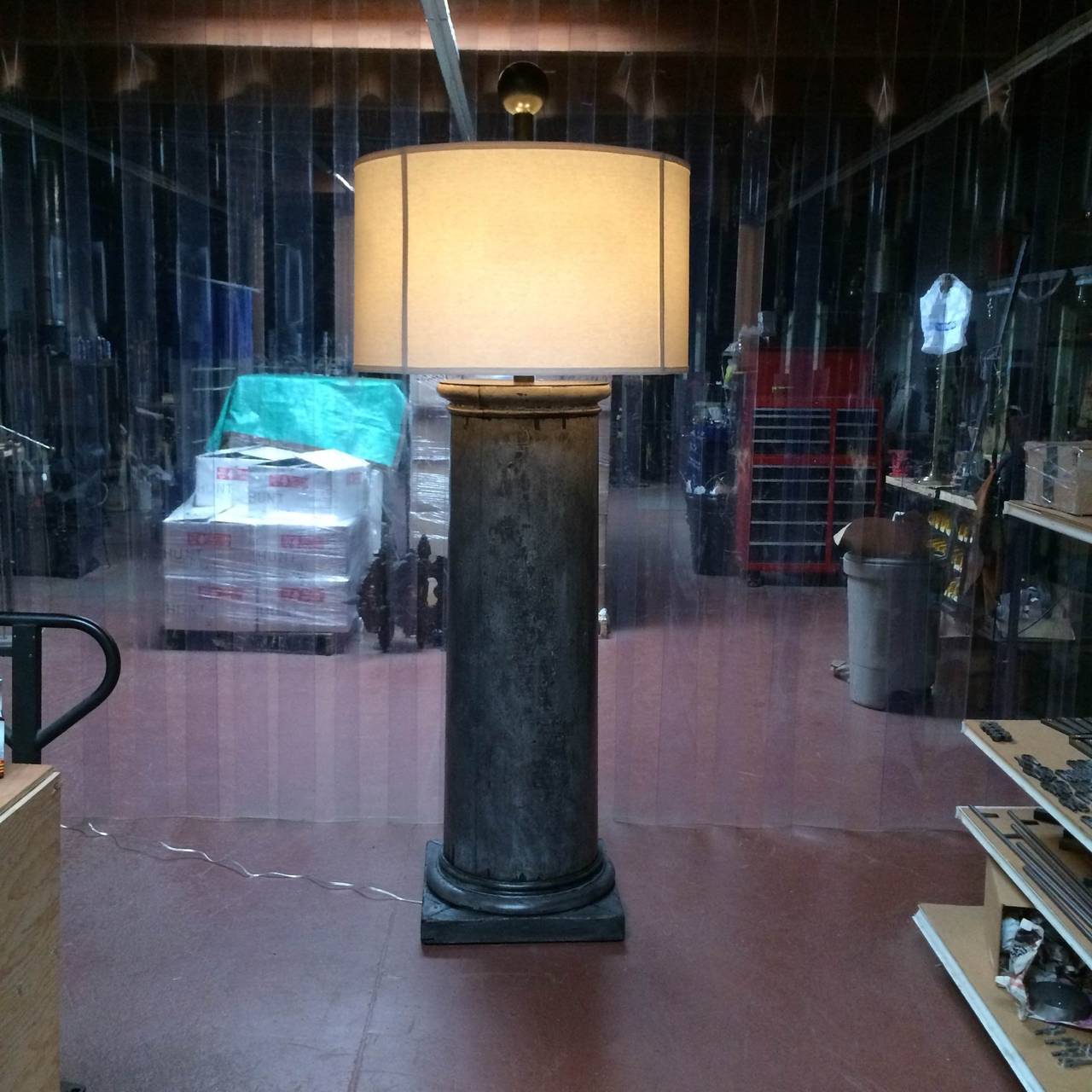 Custom Monumental Column Floor Lamps 2