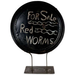 Red Worms For Sale Sign
